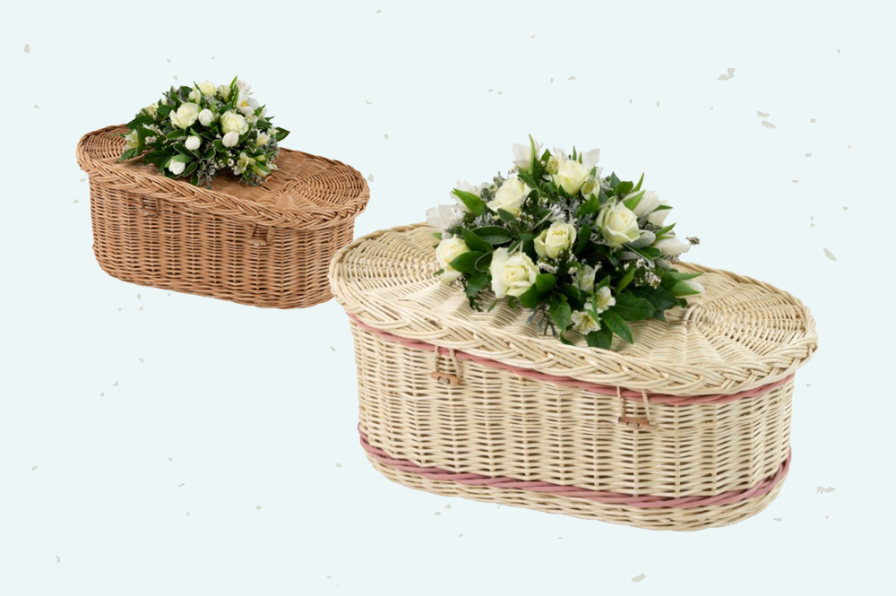 Stillborn Wicker Casket