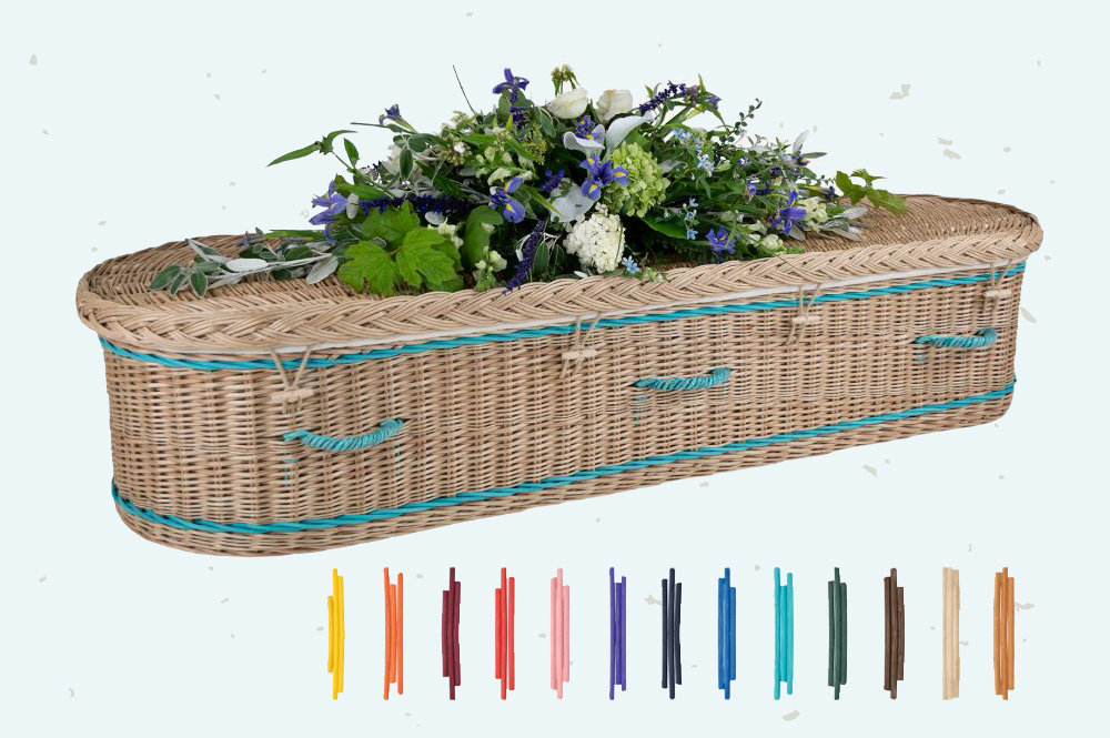 Wicker Coffin